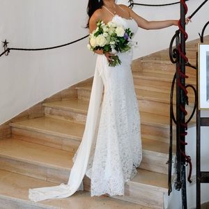 White Lace Wedding Dress